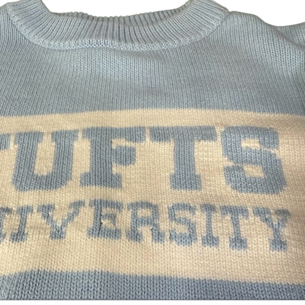 TUFTS UNIVERSITY Kids Sweater Size 5/6 Yr Old - Picture 3 of 4